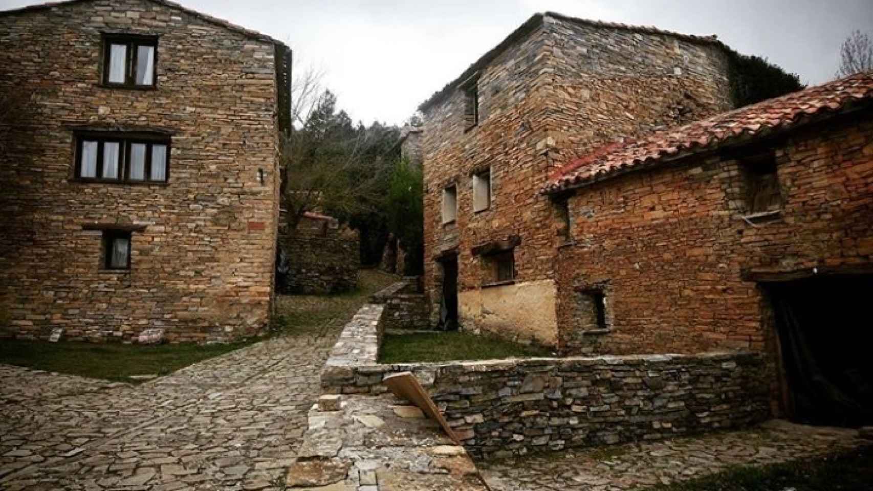 Una aldea que padece la despoblación, Valdelavilla, en la provincia de Soria.