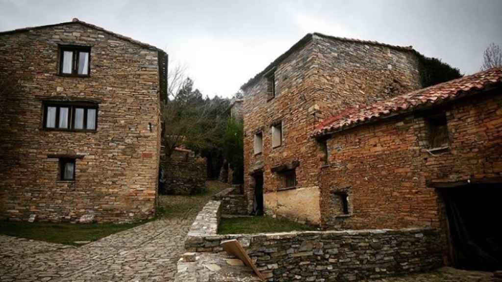 Una aldea que padece la despoblación, Valdelavilla, en la provincia de Soria.
