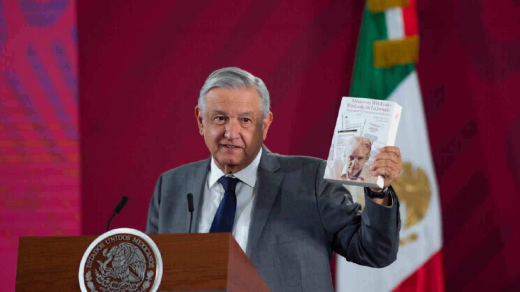 Andrés Manuel López Obrador, durante una comparecencia matinal.