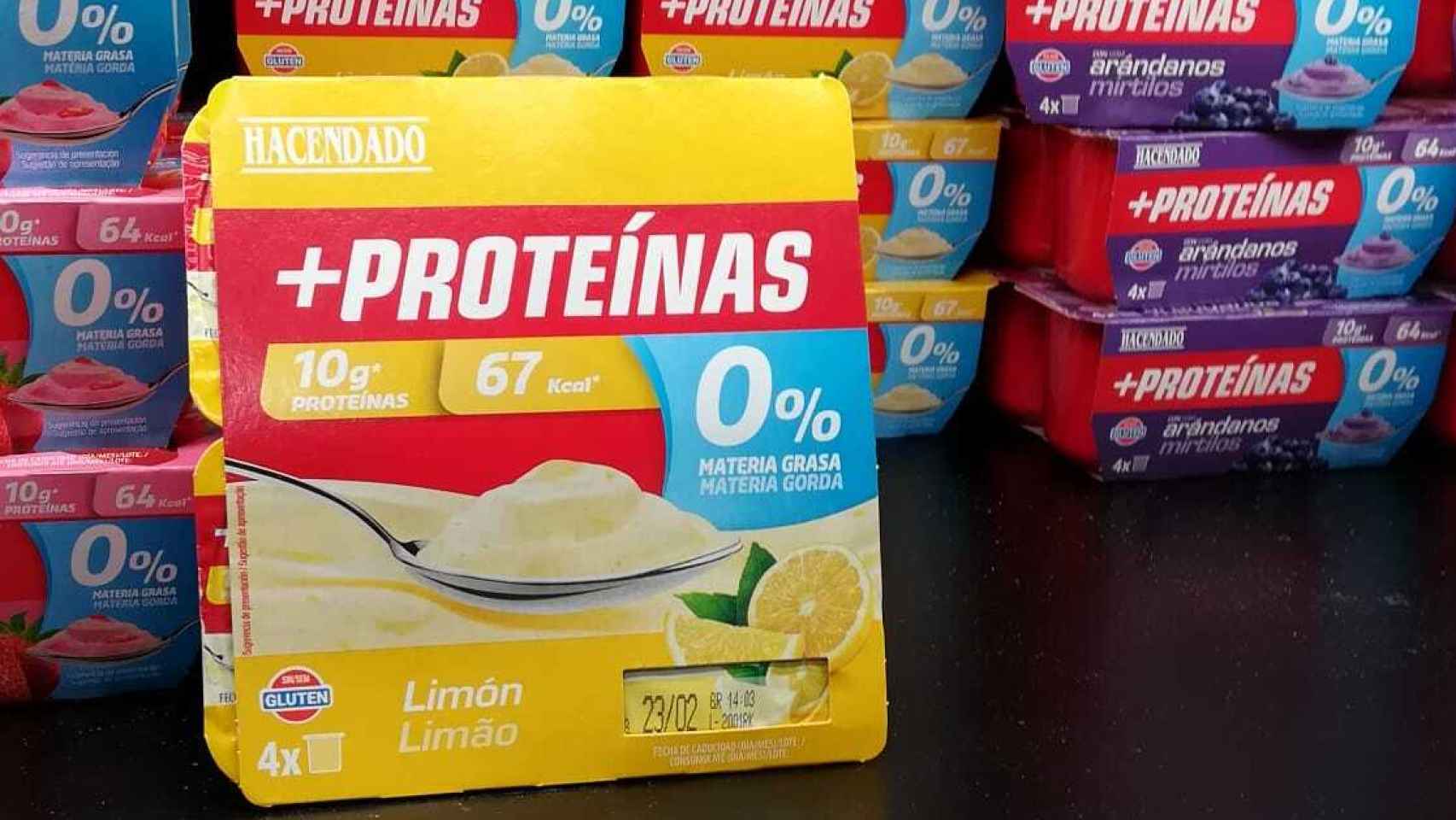 Preparado lácteo +proteínas de limón.