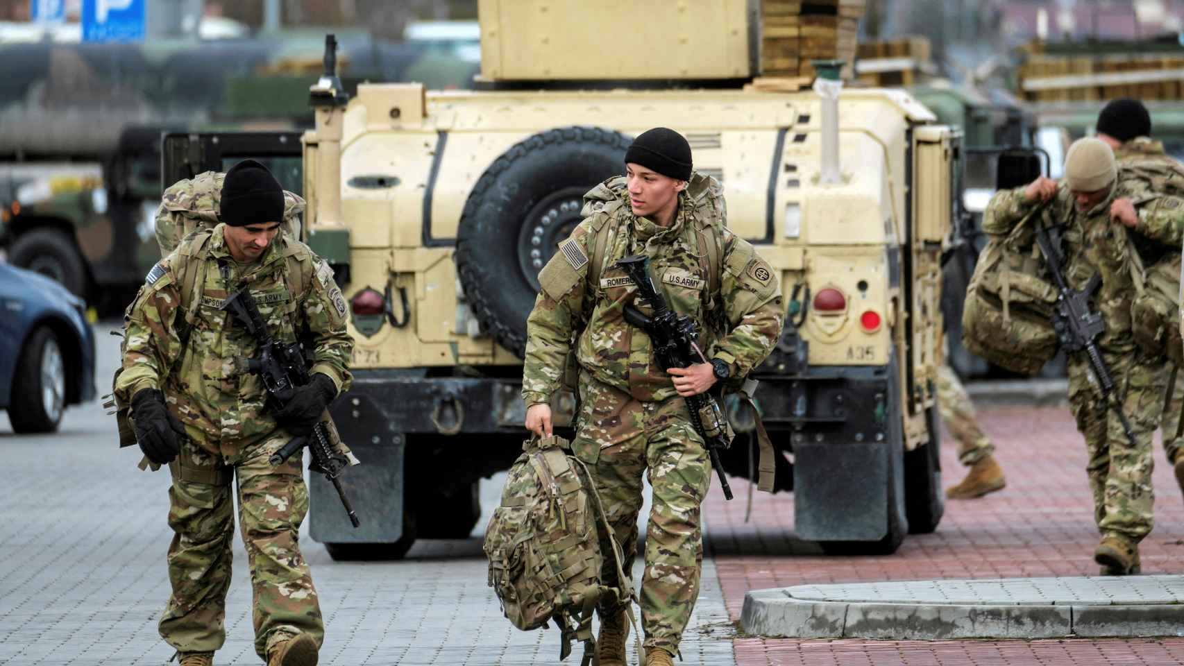 Tropas estadounidenses llegan a Polonia para reforzar las fuerzas de la OTAN.