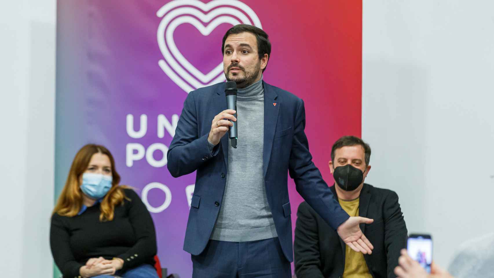 Garzón participa en el acto de cierre de campaña de Unidas Podemos en Segovia