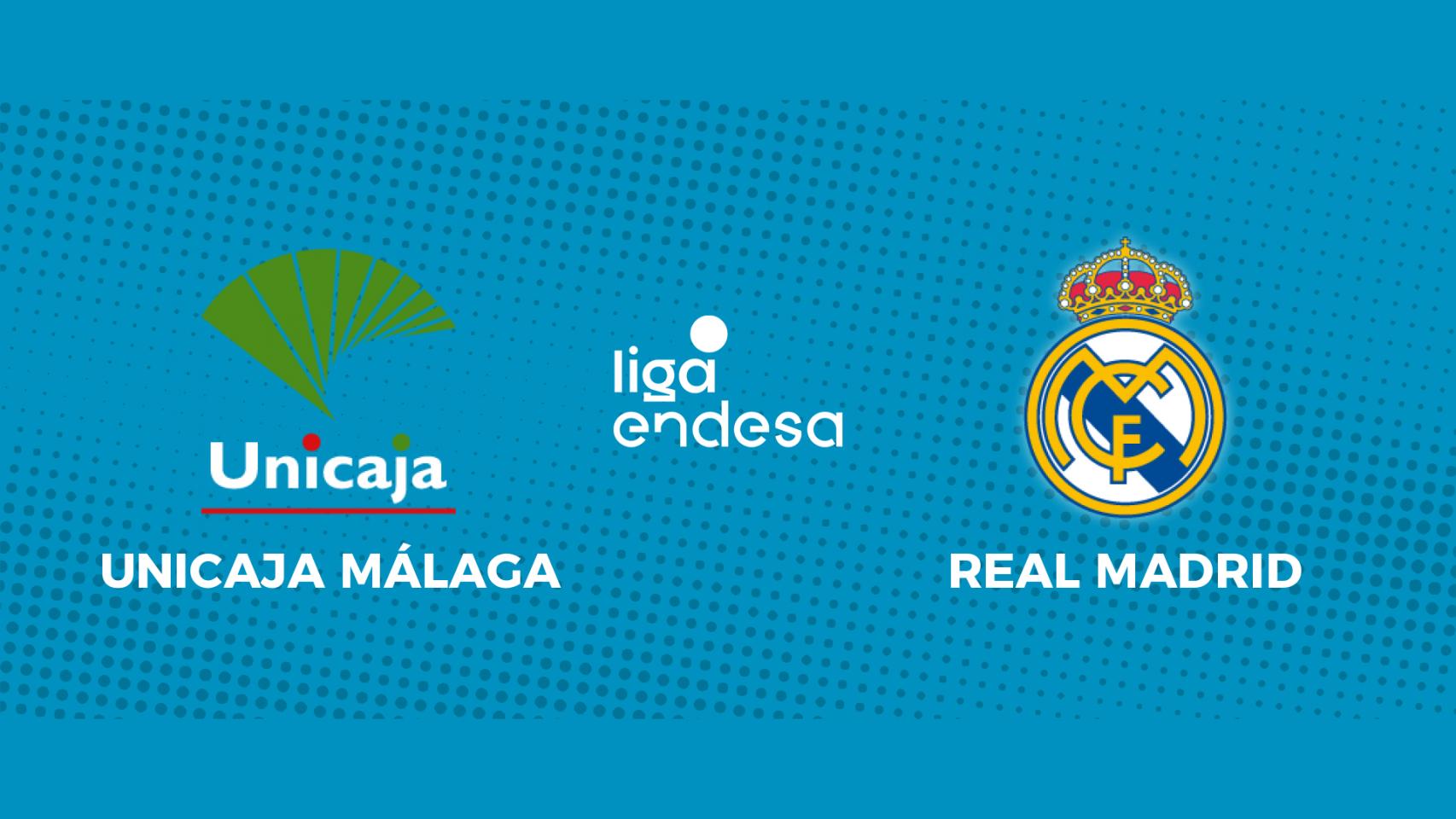 Unicaja Málaga - Real Madrid: siga en directo el partido de la Liga Endesa