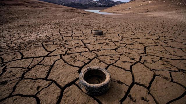 Así está el embalse de La Viñuela, en Málaga, tras el largo periodo con escasez de lluvias