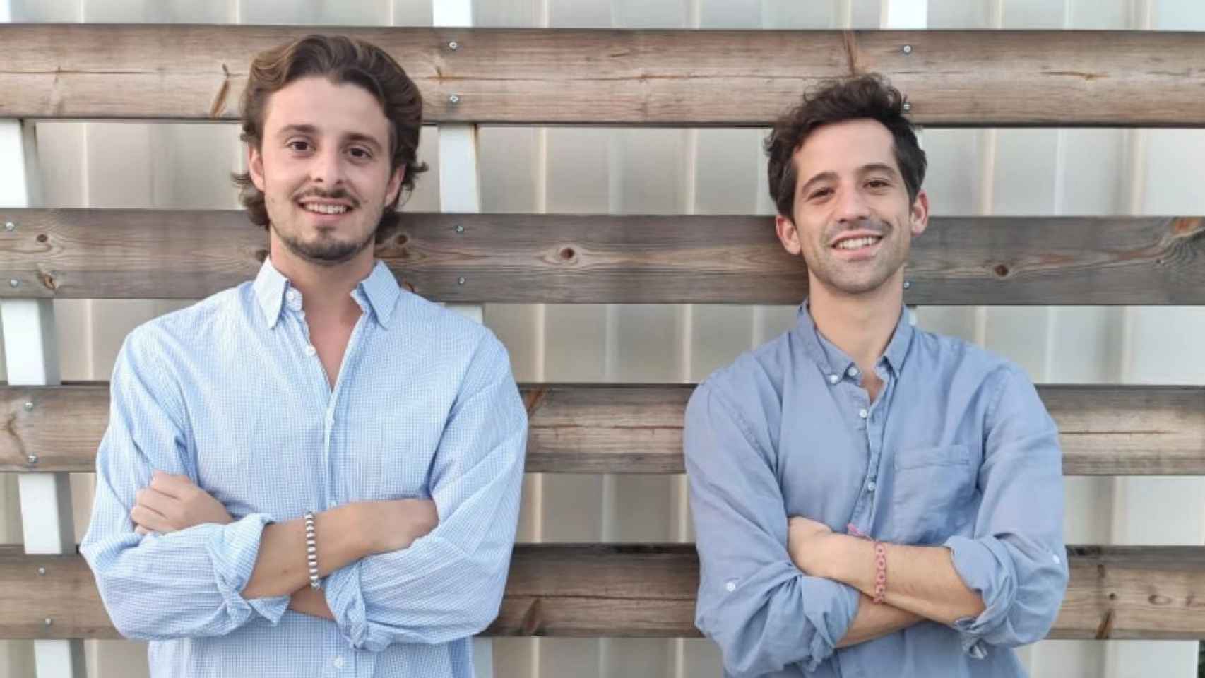 Sebastian Wornham y Iago Sanmartín, fundadores de la startup Monkey Markets.