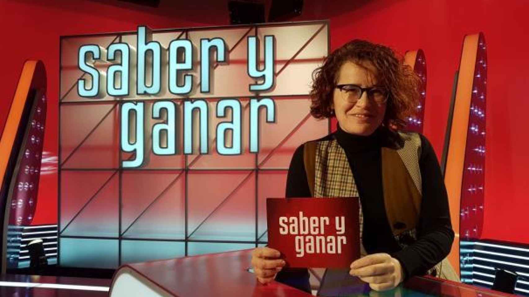Marisa Pérez, en el plató de 'Saber y Ganar'.