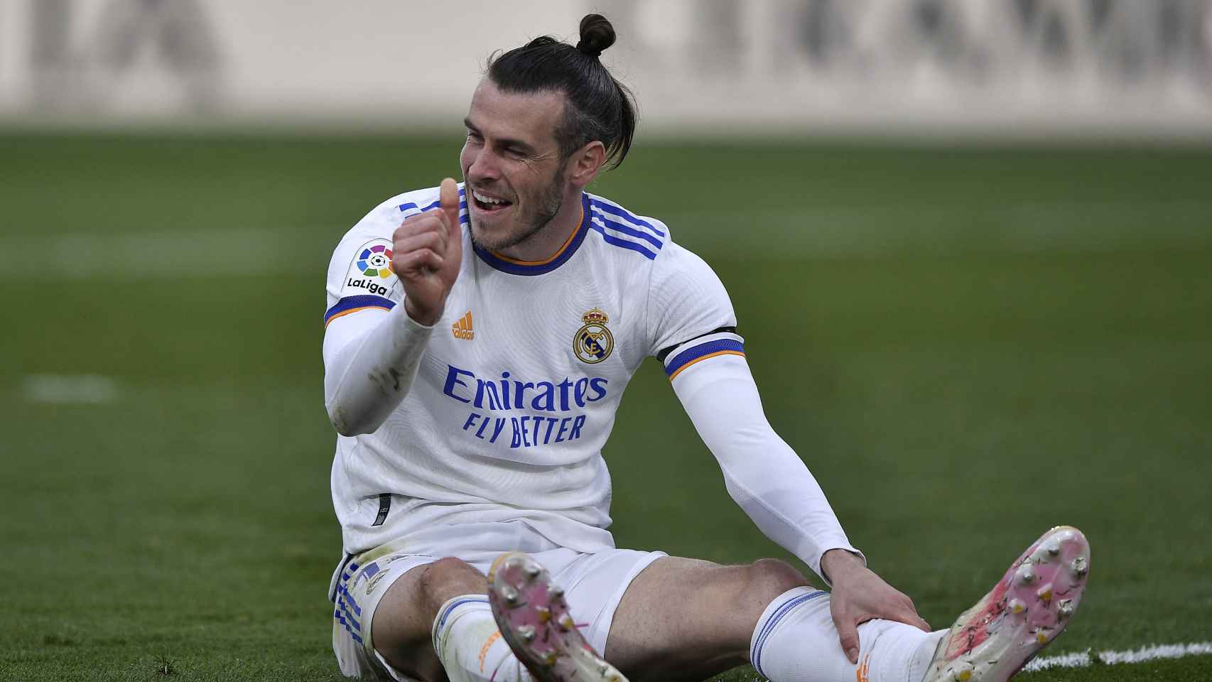 Gareth Bale, durante el partido frente al Villarreal