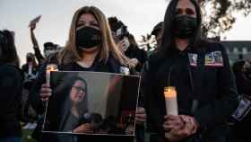 Marchas en Tijuana en enero de 2022 por la muerte de la periodista Lourdes Maldonado.
