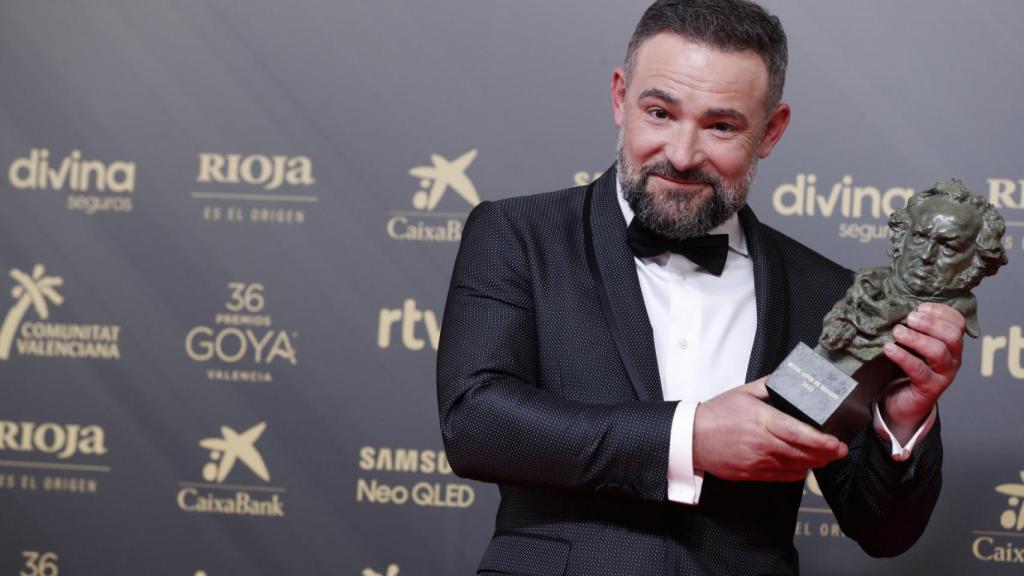 Urko Olazabal cumple los pronósticos y se lleva el Goya al mejor actor secundario por 'Maixabel'.