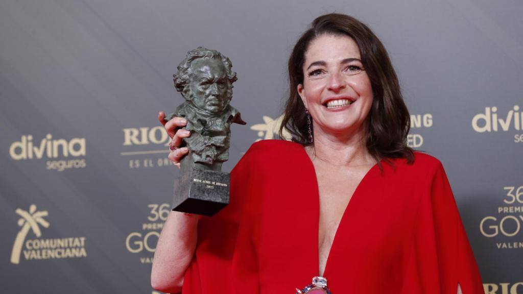 Nora Navas sorprende ganando el premio Goya 2022 a la Mejor Actriz de Reparto por 'Libertad'.