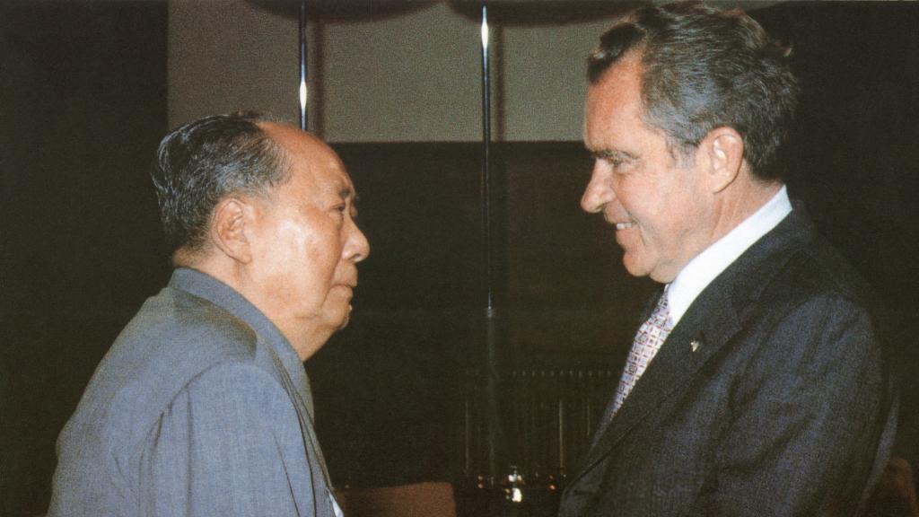 Richard Nixon y Mao Tse Tung