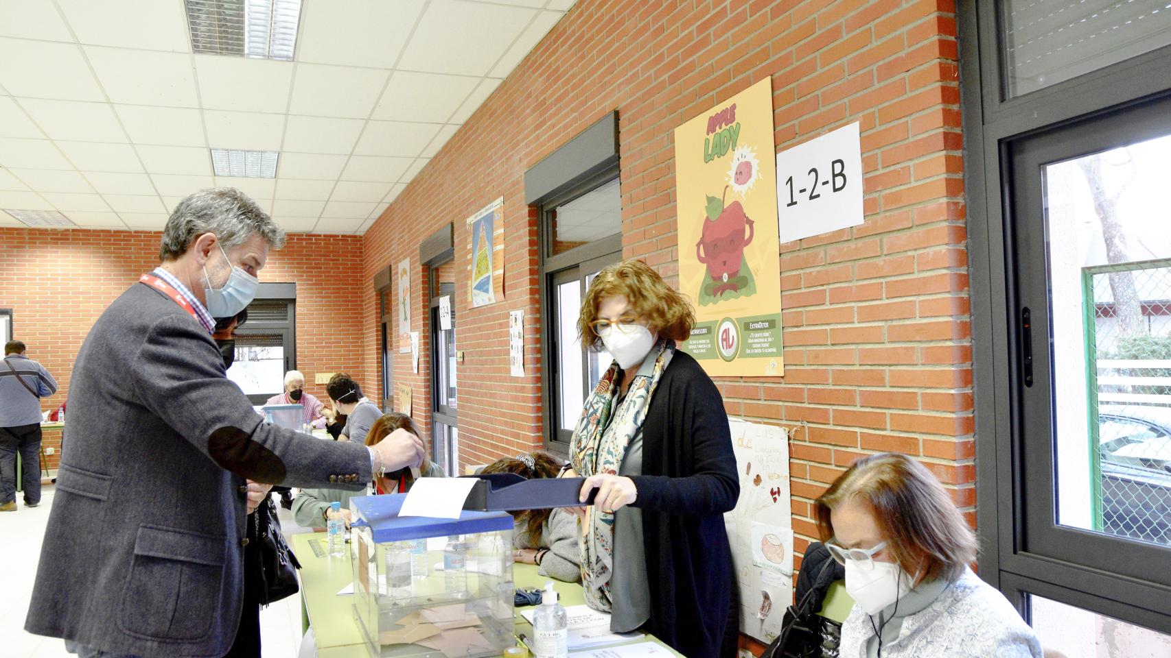 José Luis Vázquez ha votado en La Granja de San Ildefonso/Ical