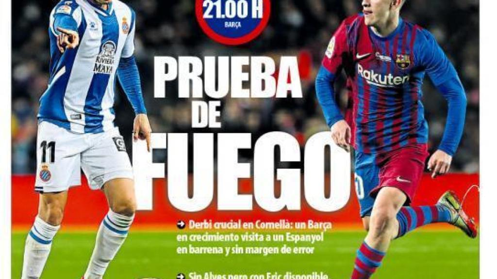 La portada del diario Mundo Deportivo (13/02/2022)