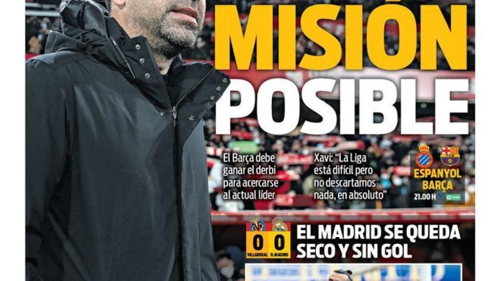 La portada del diario SPORT (13/02/2022)