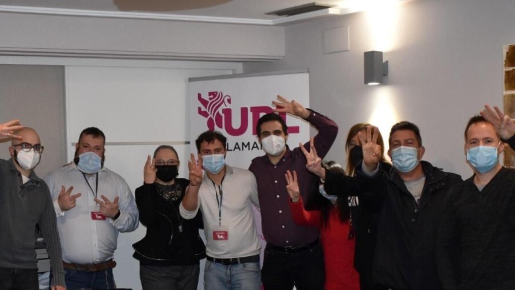 UPL Salamanca durante su noche electoral