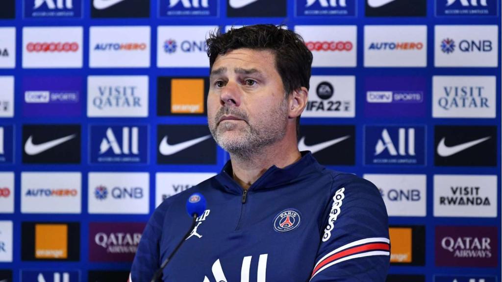 Mauricio Pochettino, en rueda de prensa.