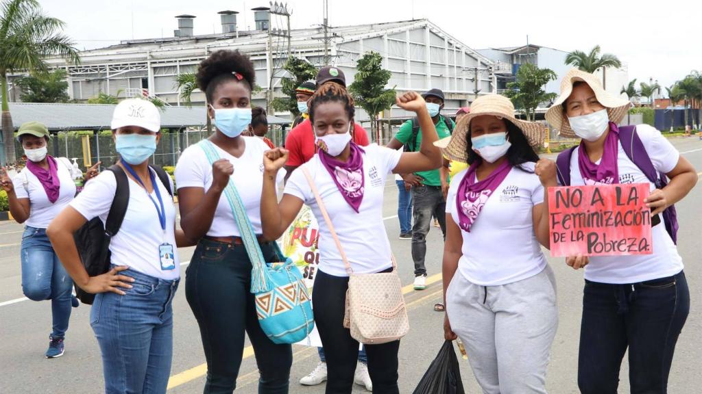 Mujeres de ASOM en el Norte del Cauca.