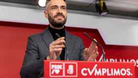 El portavoz de la Ejecutiva Federal del PSOE, Felipe Sicilia, este lunes.