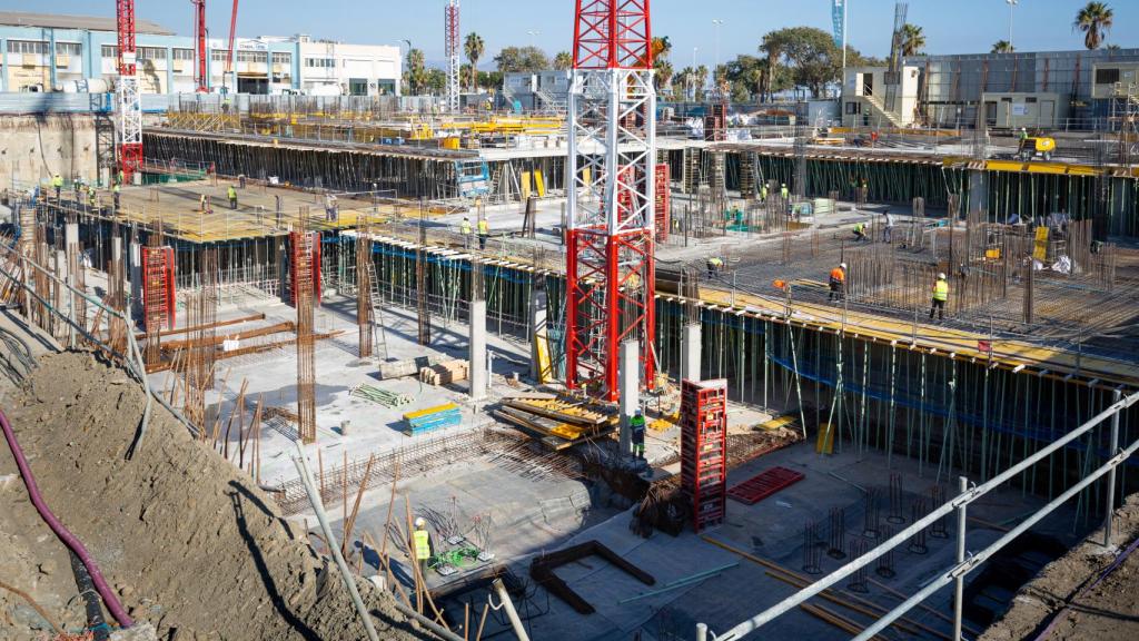 Obras en construcción.