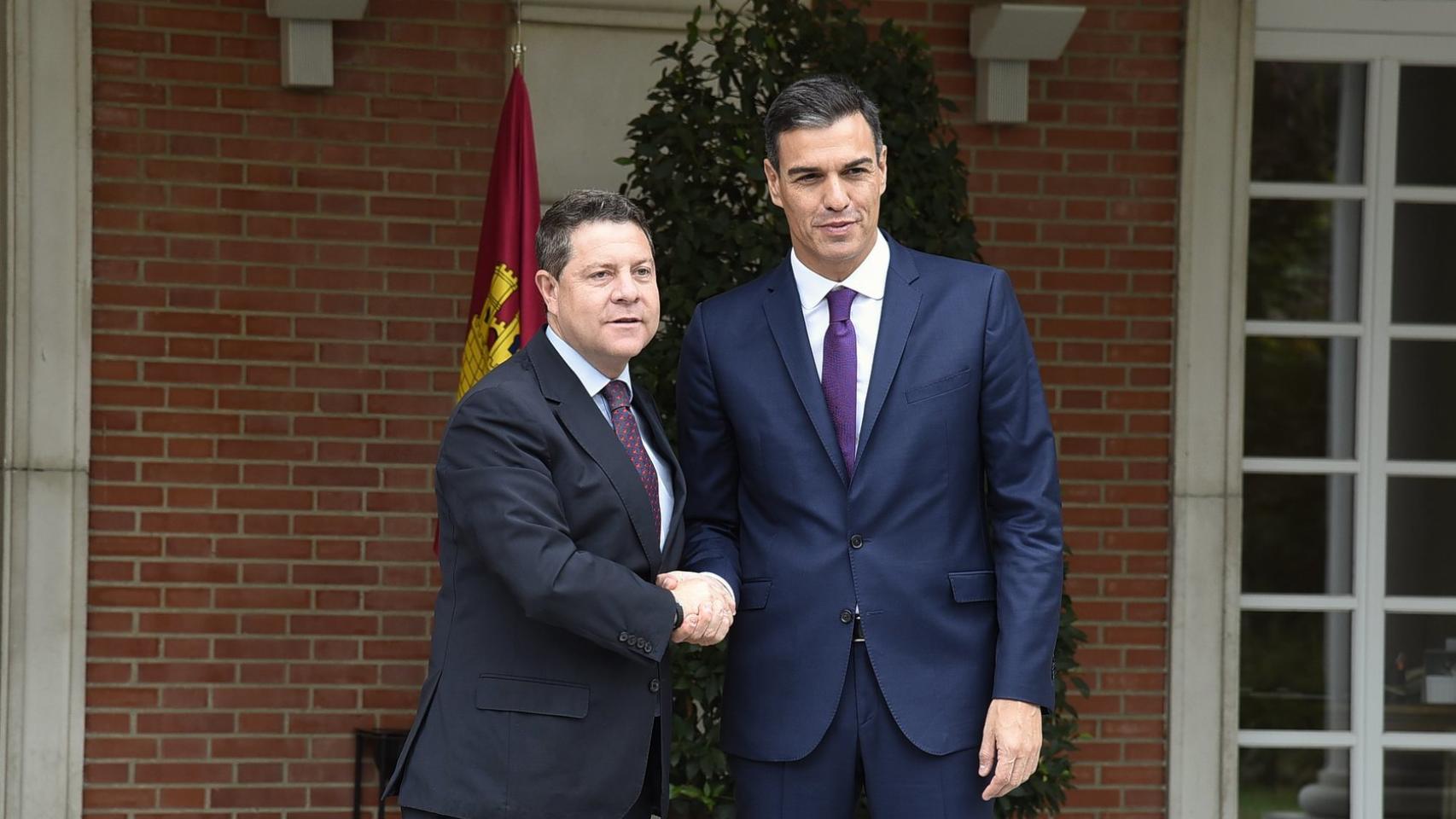 Pedro Sánchez y García-Page. Foto: JCCM