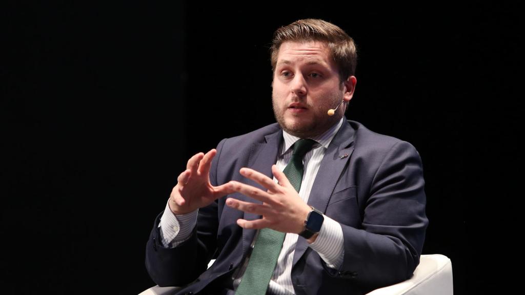 Nacho Hernando, consejero de Fomento de la Junta de Castilla-La Mancha, durante su intervención en el Foro Económico Español 'Castilla-La Mancha: logros y desafíos'.