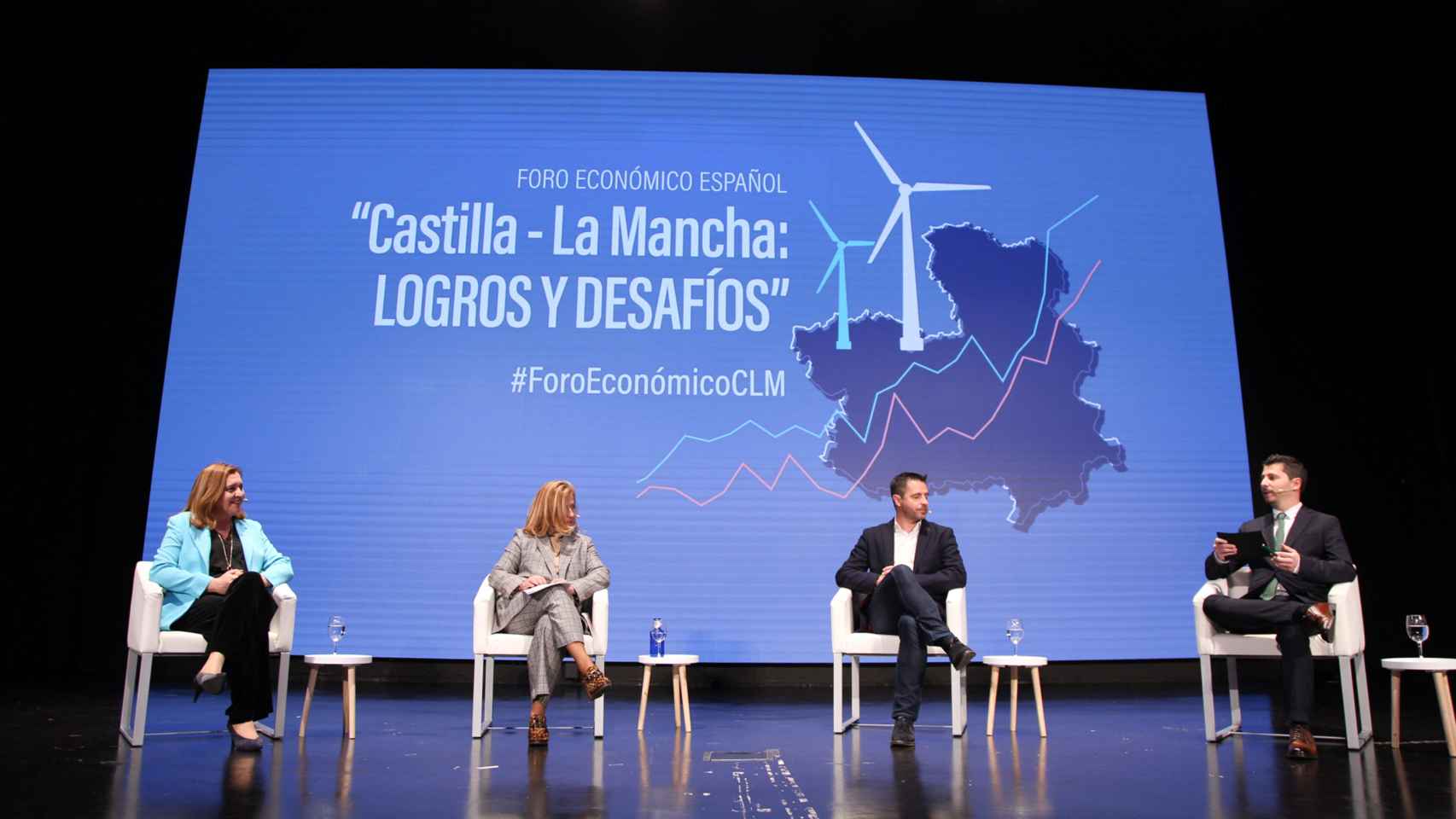 Imagen de la mesa redonda sobre Educación, en la segunda jornada del Foro Económico Español 'Castilla-La Mancha: logros y desafíos'.
