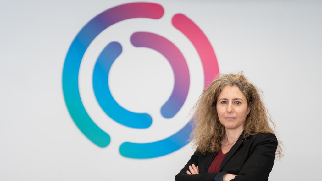 Brigitte Courtehoux, CEO de Free2Move, durante su última visita a la sede en Madrid.