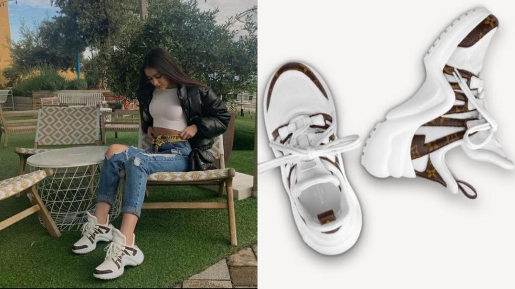 Las zapatillas de Louis Vuitton tienen un precio de 850 euros.