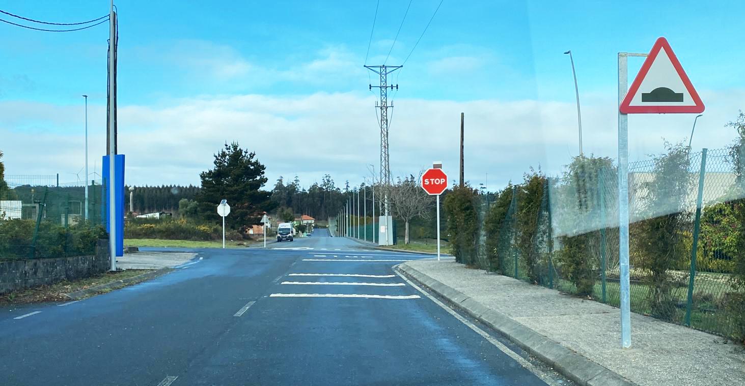Nueva señalización en Cerceda (A Coruña). Foto (Concello de Cerceda)