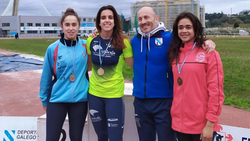 Las tres jabalinistas de A Coruña que se han clasificado entre las 10 mejores de España