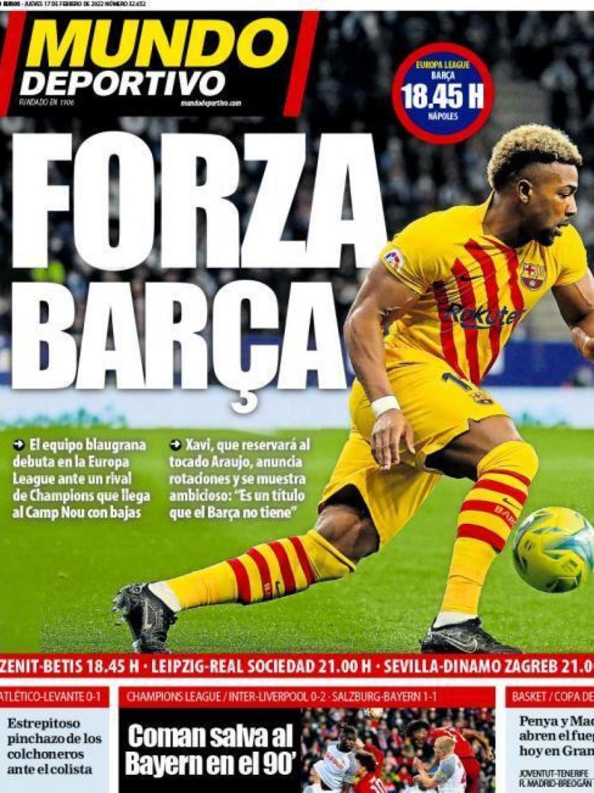 Portada Mundo Deportivo