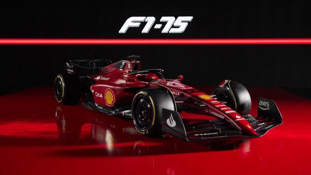 El Ferrari F1-75 de Carlos Sainz y Charles Leclerc.