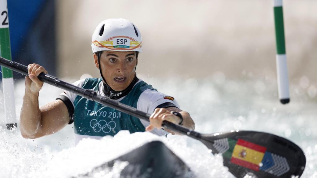 Maialen Chourraut durante los Juegos Olímpicos de Tokio 2020