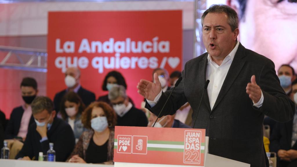 El secretario general del PSOE andaluz, Juan Espadas.