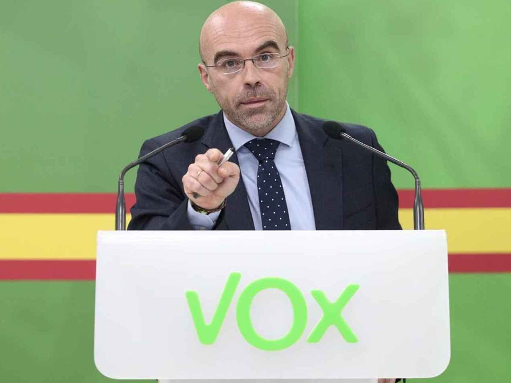 El vicepresidente primero de Acción Política de Vox y eurodiputado, Jorge Buxadé, en una imagen de archivo.