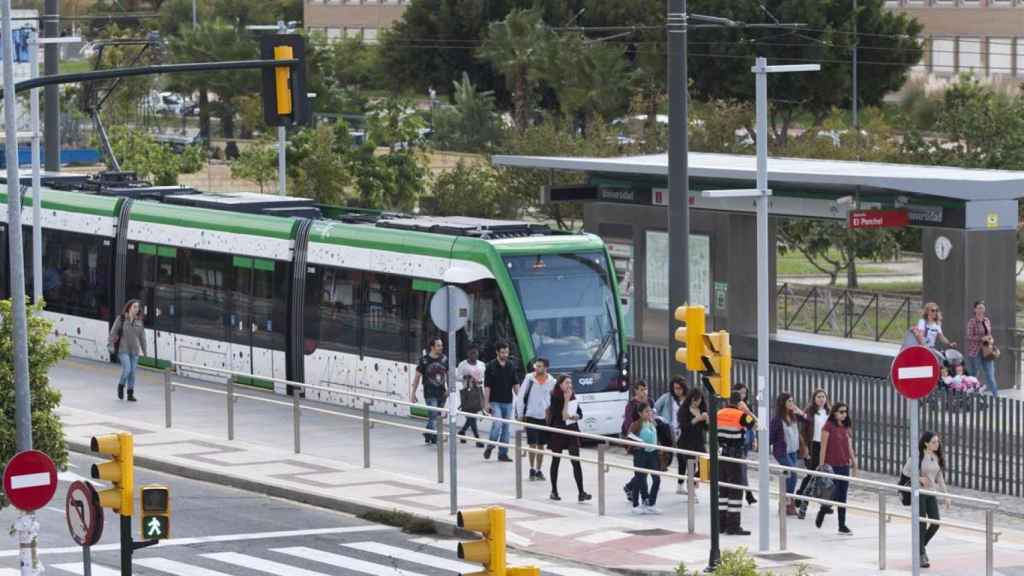 Imagen del metro de Málaga.