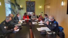 Reunión de la Xunta de Seguridade del Ayuntamiento de Oleiros.