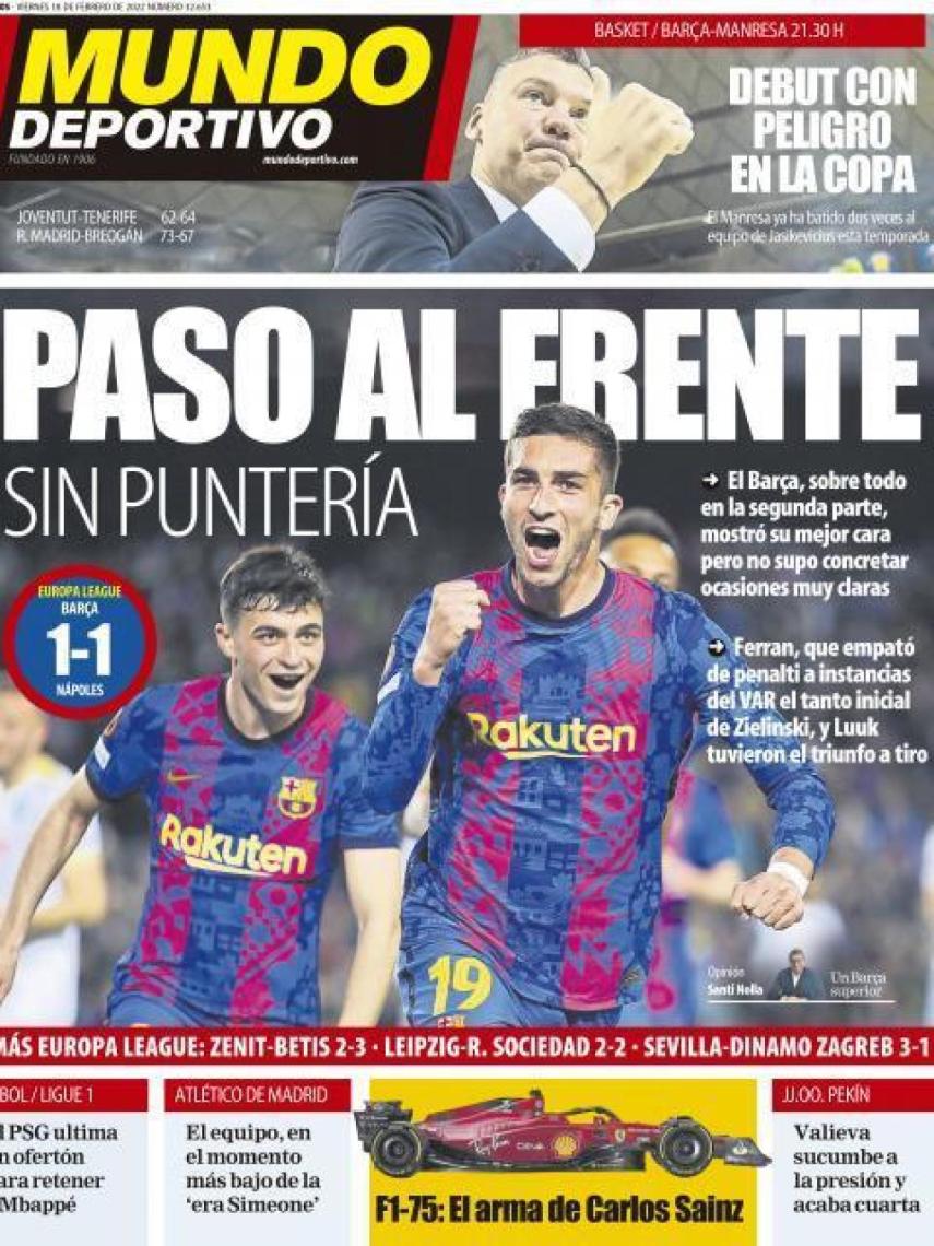 Portada Mundo Deportivo