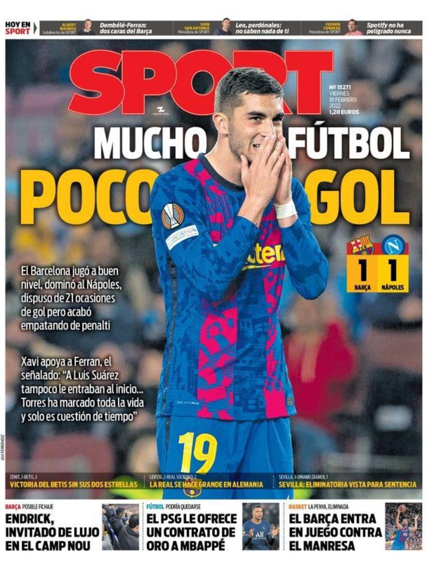 Portada SPORT