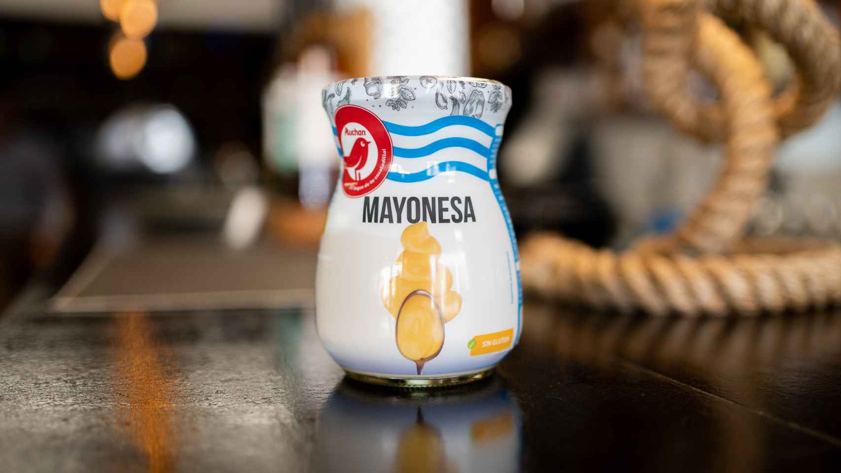 El bote de mayonesa de Auchan, la marca blanca de Alcampo.