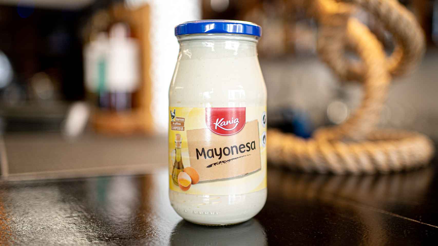 El bote de mayonesa Kania, la marca blanca de Lidl.