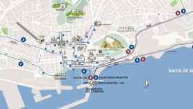Itinerario de la Media Maratón de Alicante, que se celebrará este domingo.