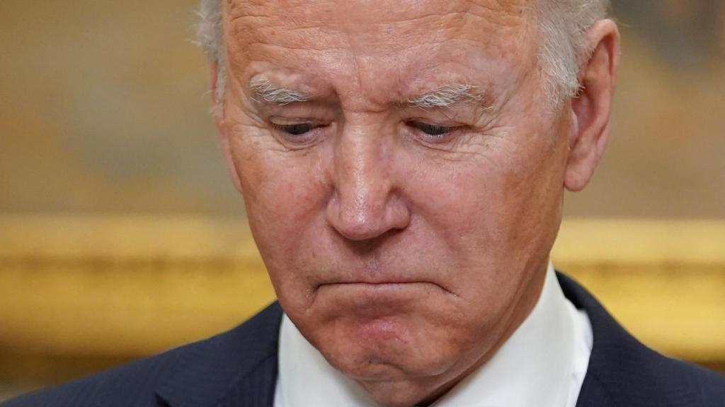 Joe Biden, durante una rueda de prensa en la Casa Blanca.