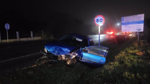 Accidente en Outeiro de Rei (Lugo).