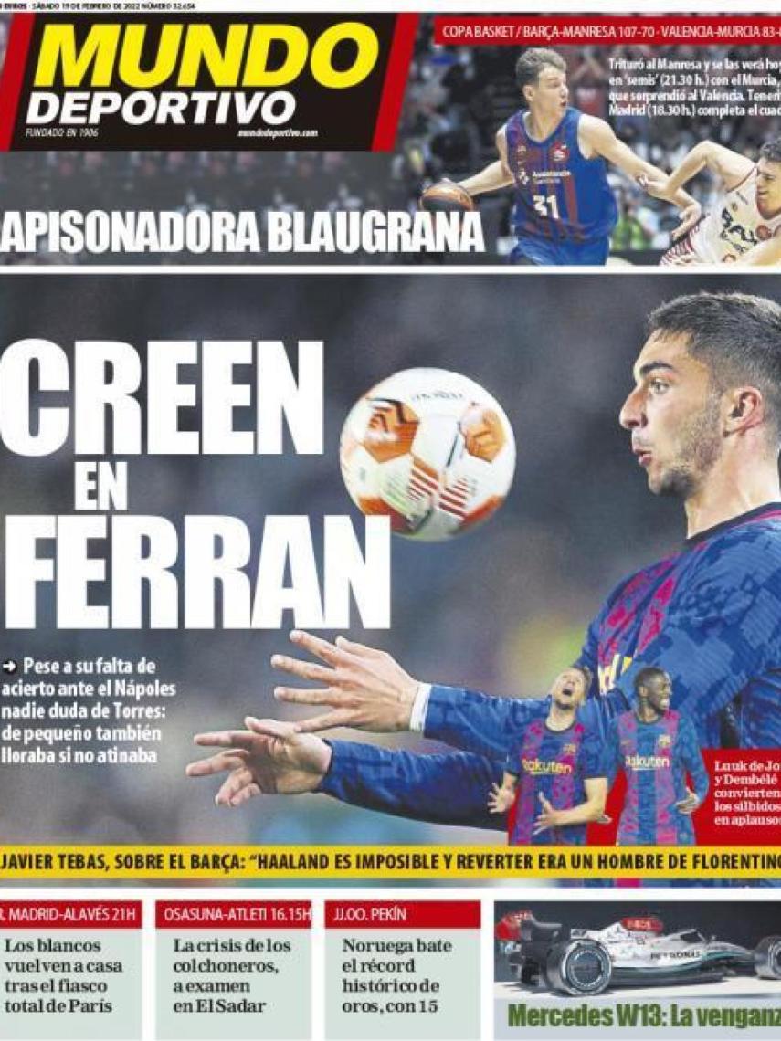 Portada Mundo Deportivo