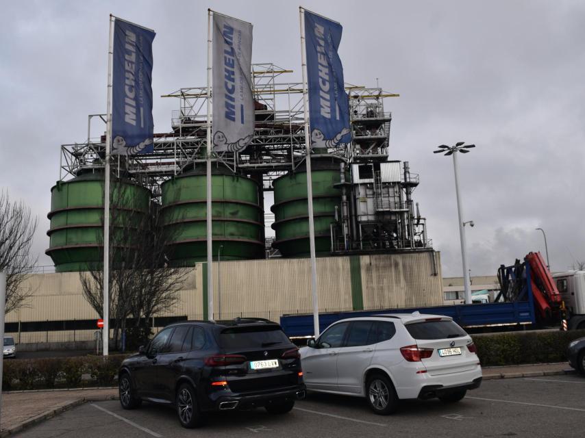 Silos de la planta de Michelin en Valladolid