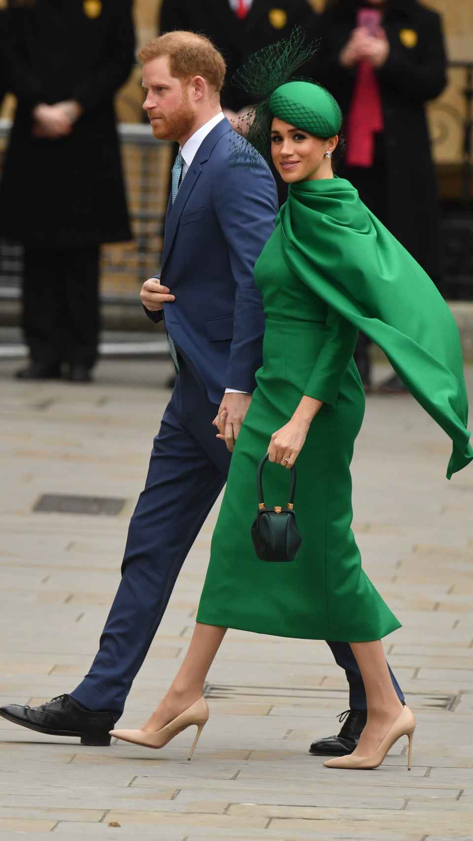 Harry de Inglaterra y su esposa, Meghan, en marzo de 2020.