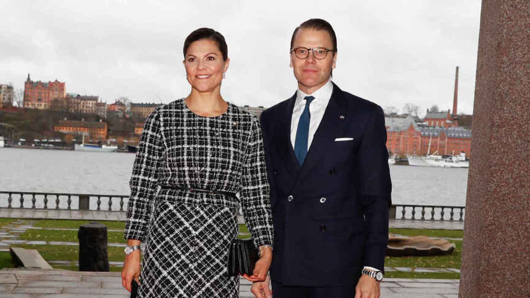 Victoria y Daniel de Suecia en su visita a Estocolmo el pasado otoño.