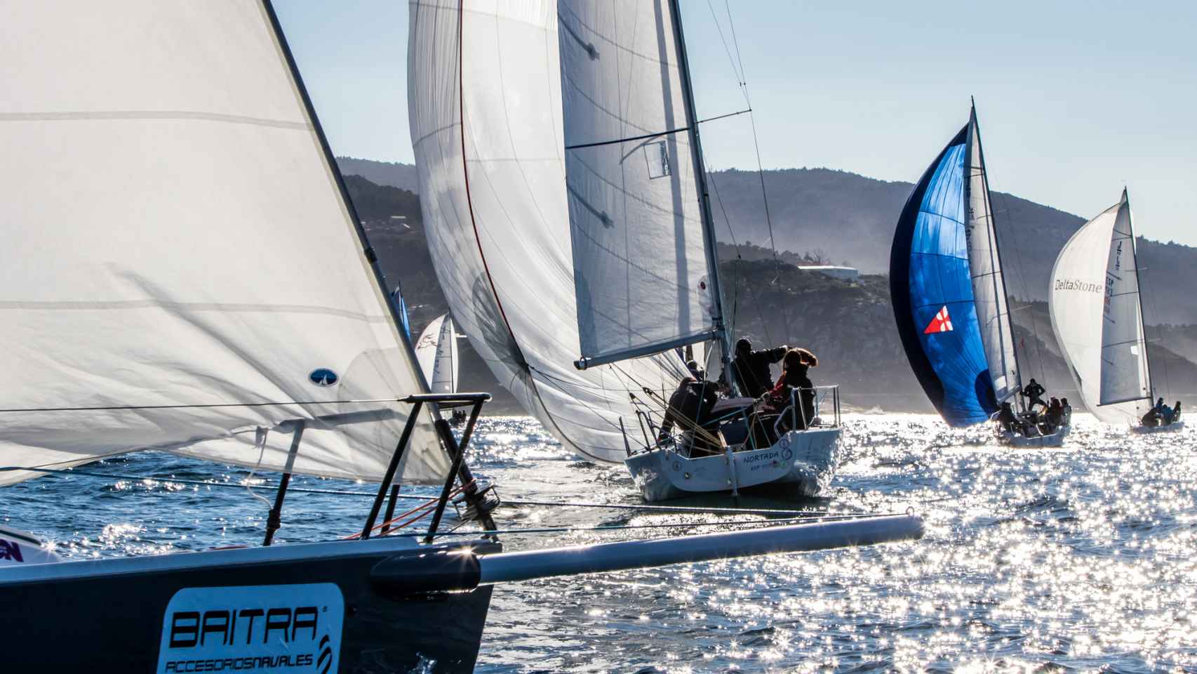 Los J80 vuelven a Baiona para el tercer asalto de la Liga de Invierno Baitra J80