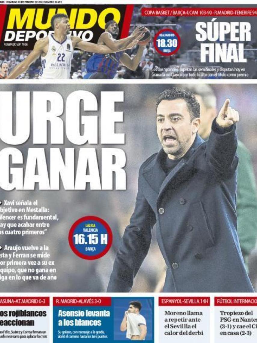 Portada Mundo Deportivo